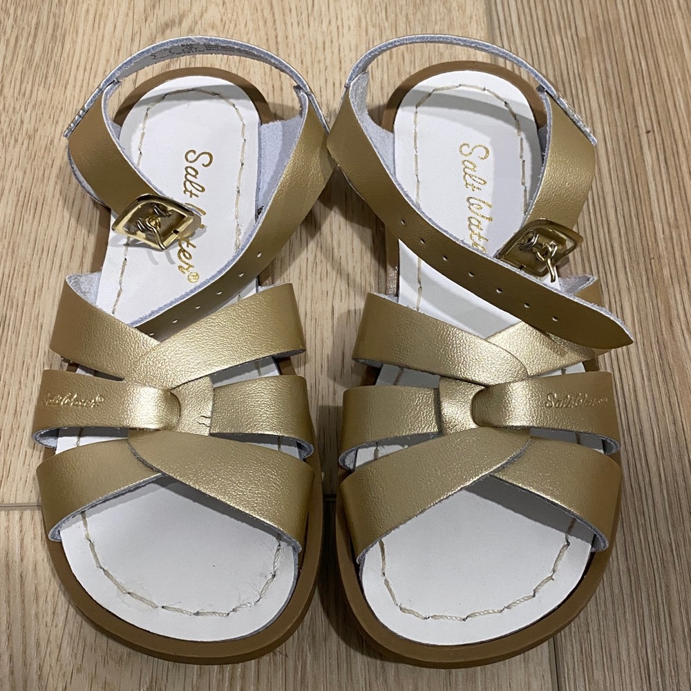 Salt Water Gold Sandals